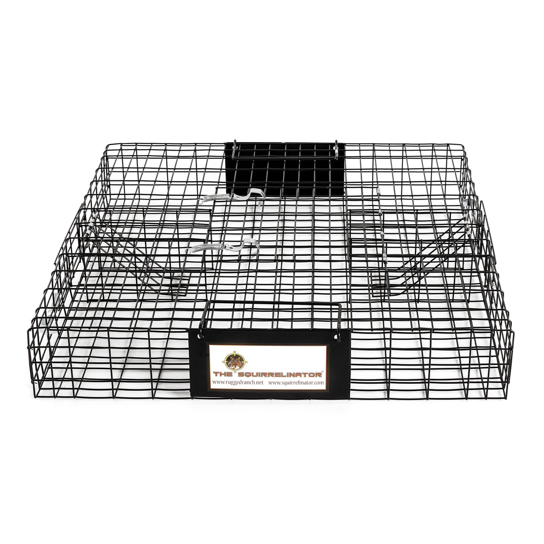 Rugged Ranch SQRTO Trap CatchMor Live Animal 2 Door Metal Cage (Used) - VMInnovations