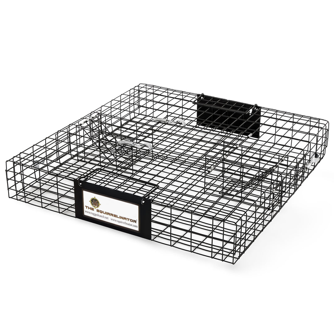 Rugged Ranch SQRTO Trap CatchMor Live Animal 2 Door Metal Cage (Used) - VMInnovations