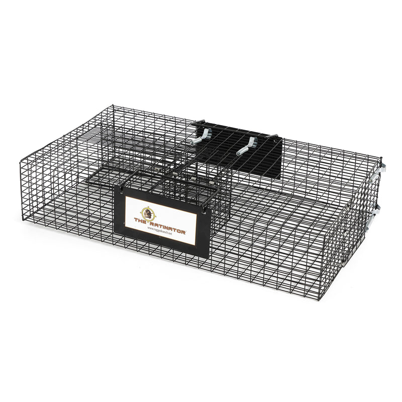 Rugged Ranch RATTR Ratinator Live Rat Multi-Catch Animal Metal 2 Door Trap Cage