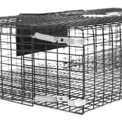 Rugged Ranch  Ratinator Live Rat Squirrel Chipmunk Metal 2 Door Trap Cage (Used)