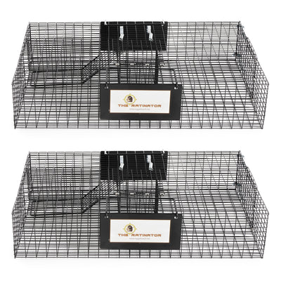 Rugged Ranch RATTR Ratinator Live Rat Squirrel Chipmunk Metal 2 Door Trap Cage - VMInnovations