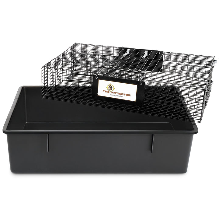 Rugged Ranch  Ratinator Live Rat Squirrel Chipmunk Metal 2 Door Trap Cage (Used)
