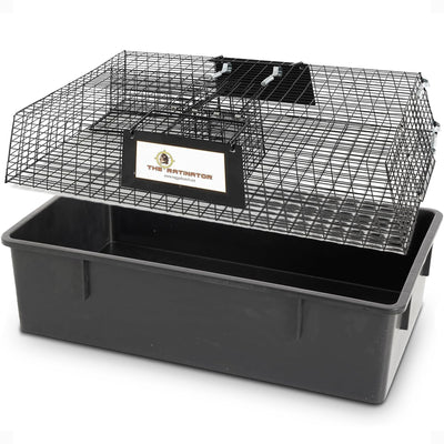 Rugged Ranch  Ratinator Live Rat Squirrel Chipmunk Metal 2 Door Trap Cage (Used)