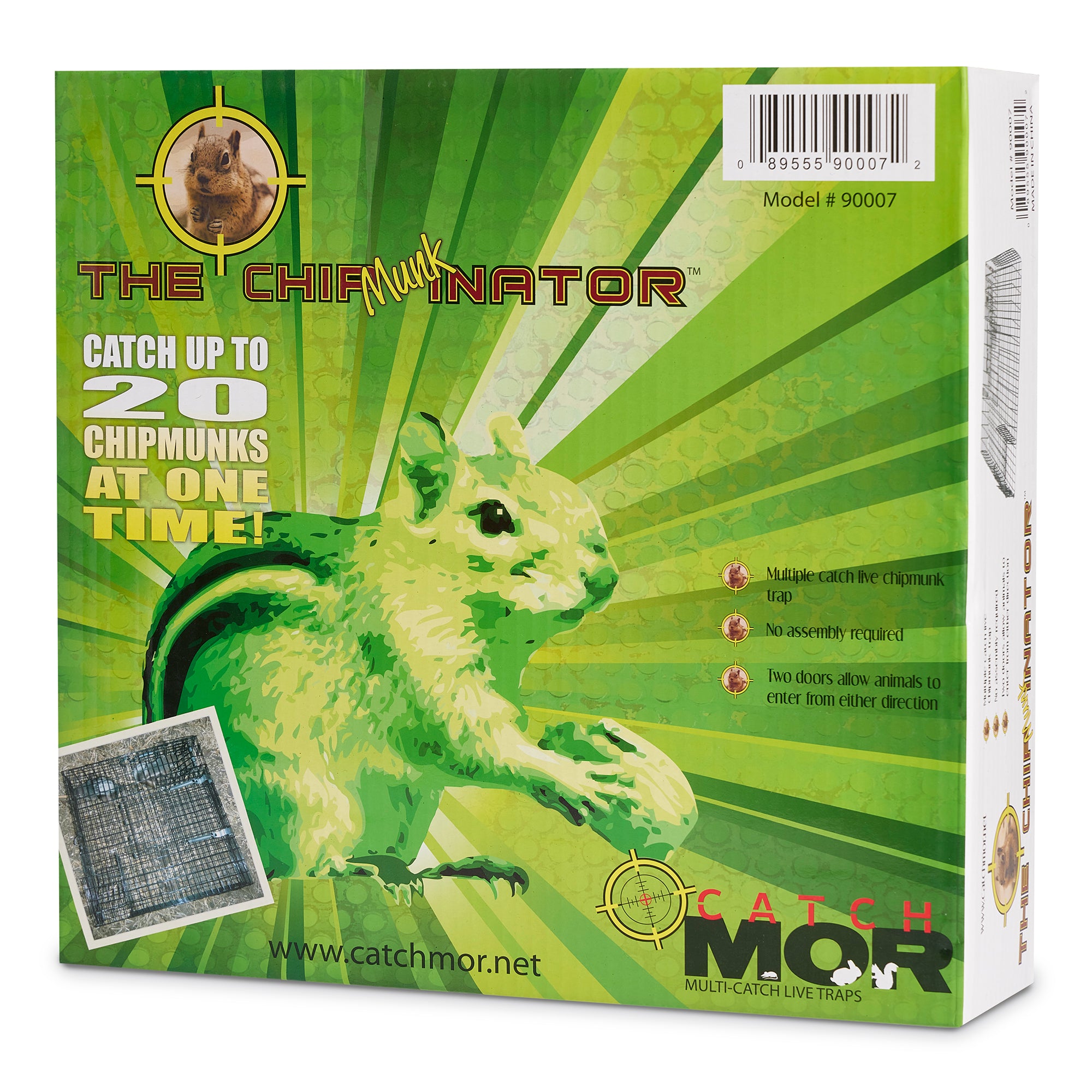 Rugged Ranch Chipmunkinator Live Chipmunk Squirrel Metal 2 Door Trap Cage (Used) - VMInnovations