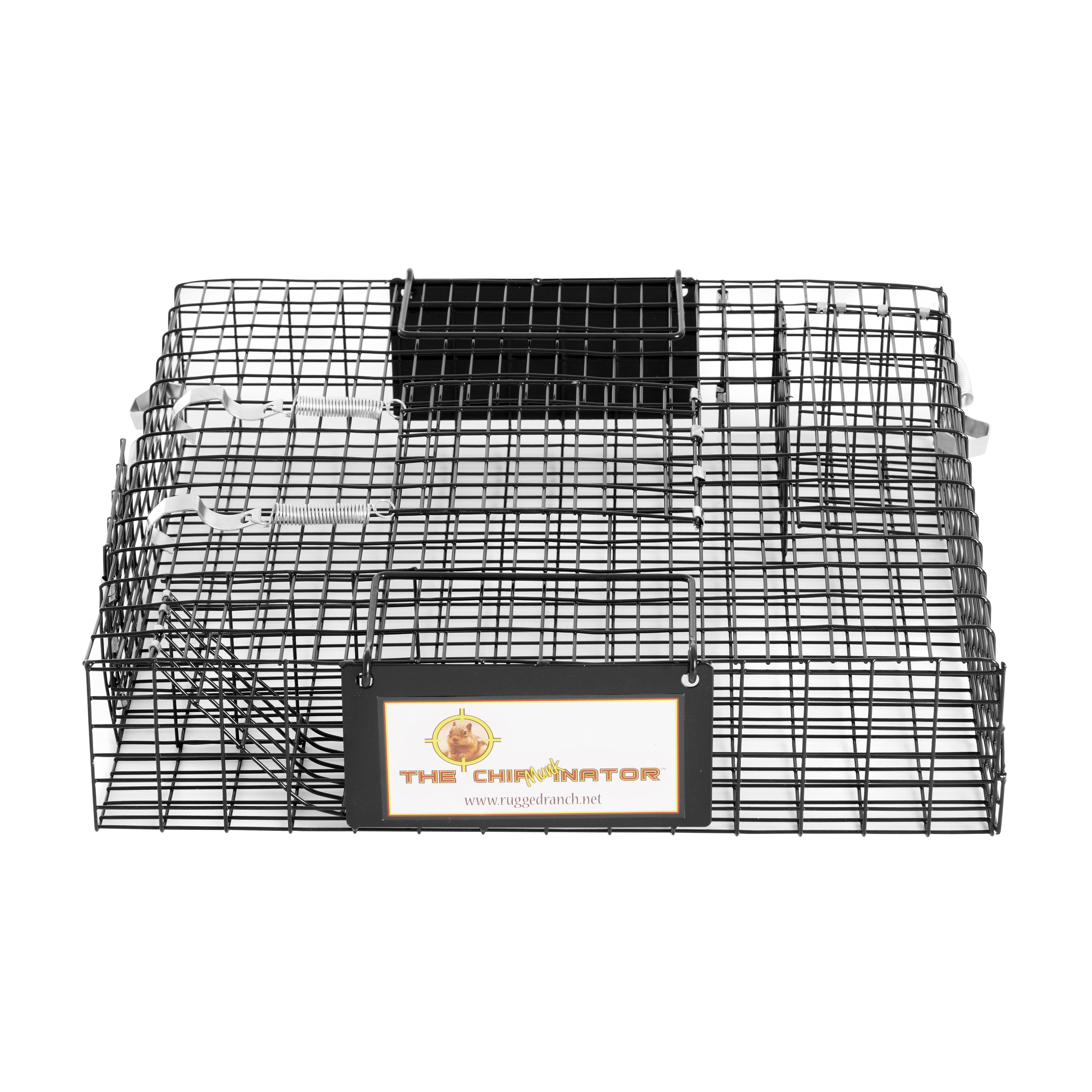 Rugged Ranch Chipmunkinator Chipmunk Squirrel Metal 2 Door Trap Cage (4 Pack) - VMInnovations