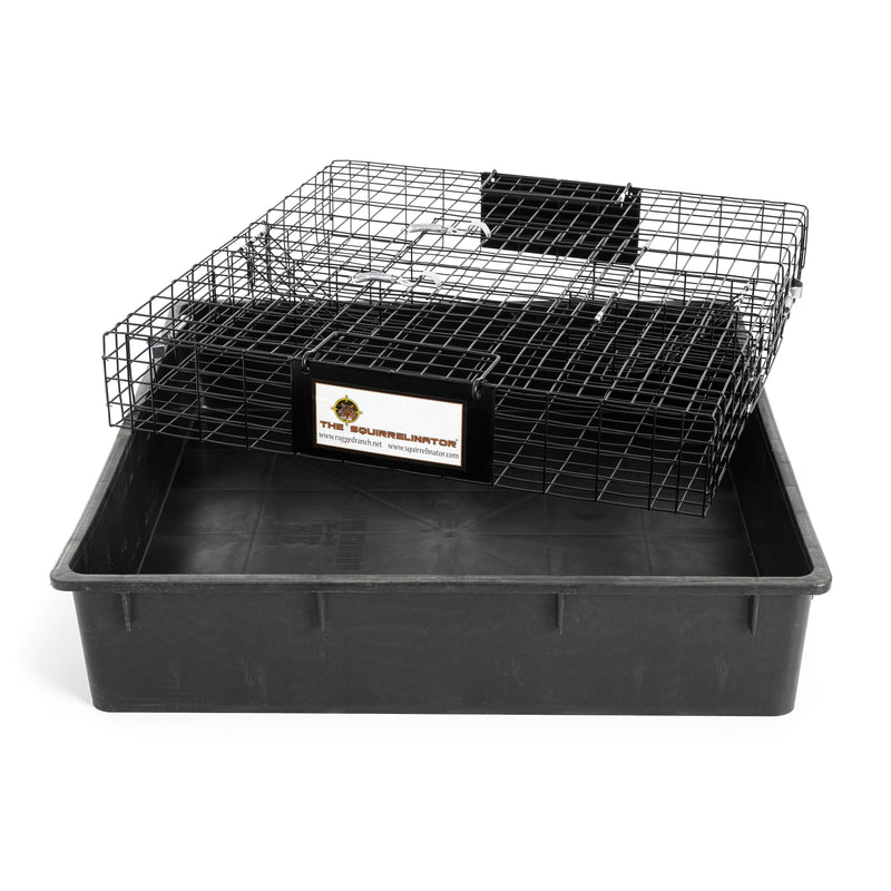 Rugged Ranch SQR Live Squirrel Chipmunk Metal 2 Door Trap Cage (Used)