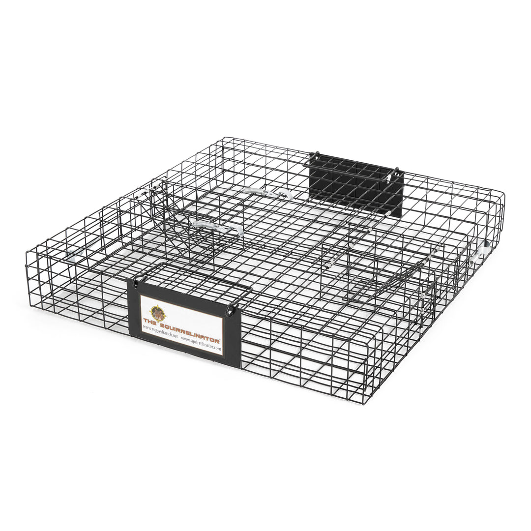 Rugged Ranch Squirrelinator Squirrel Chipmunk Metal 2 Door Trap Cage (4 Pack)