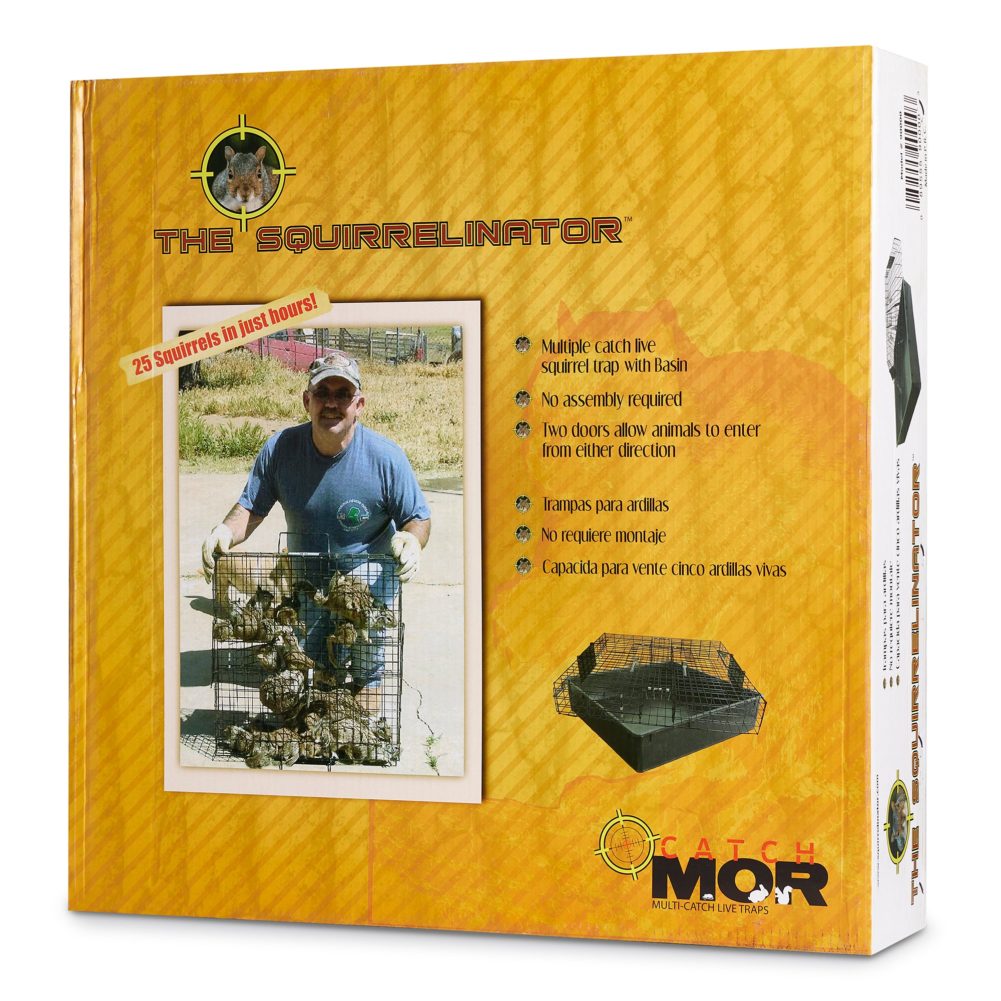 Rugged Ranch SQR Live Squirrel Chipmunk Metal 2 Door Trap Cage (Used) - VMInnovations