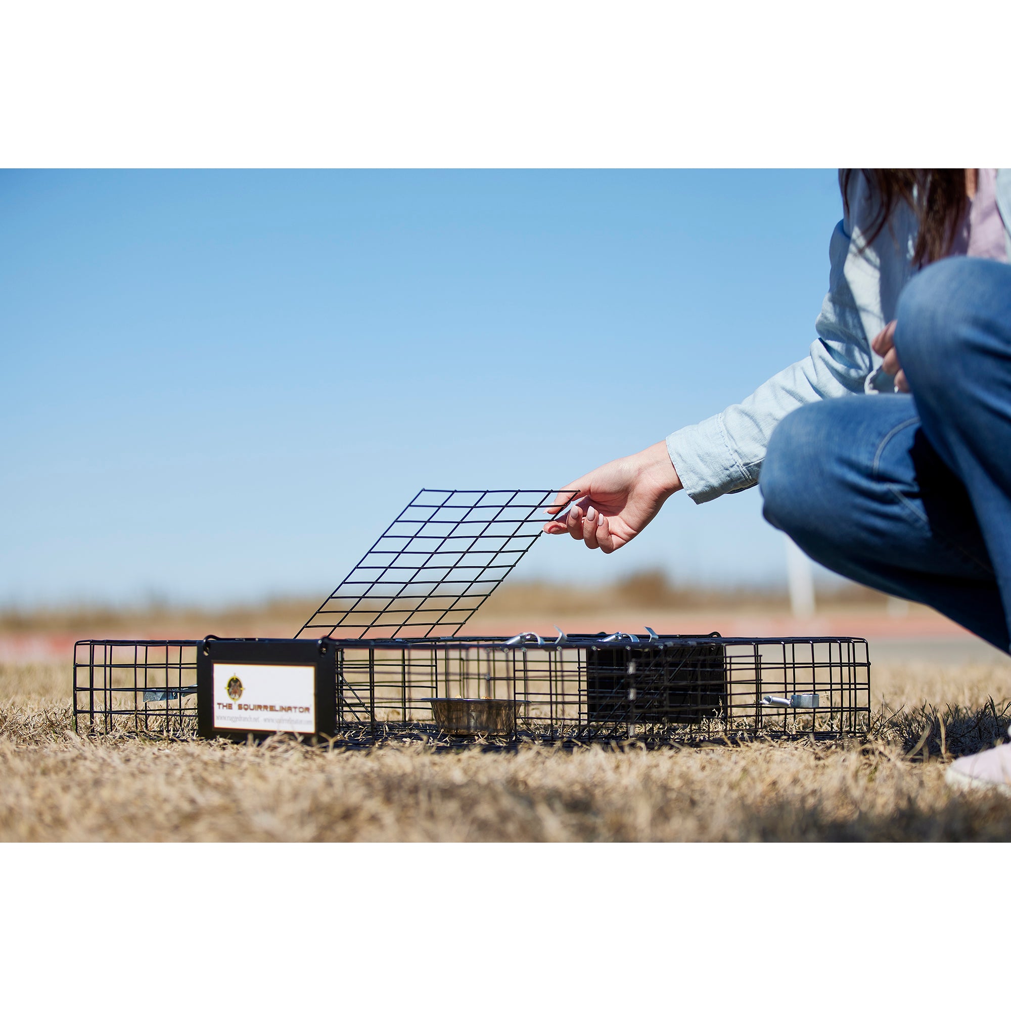 Rugged Ranch SQR Live Squirrel Chipmunk Metal 2 Door Trap Cage (Used) - VMInnovations