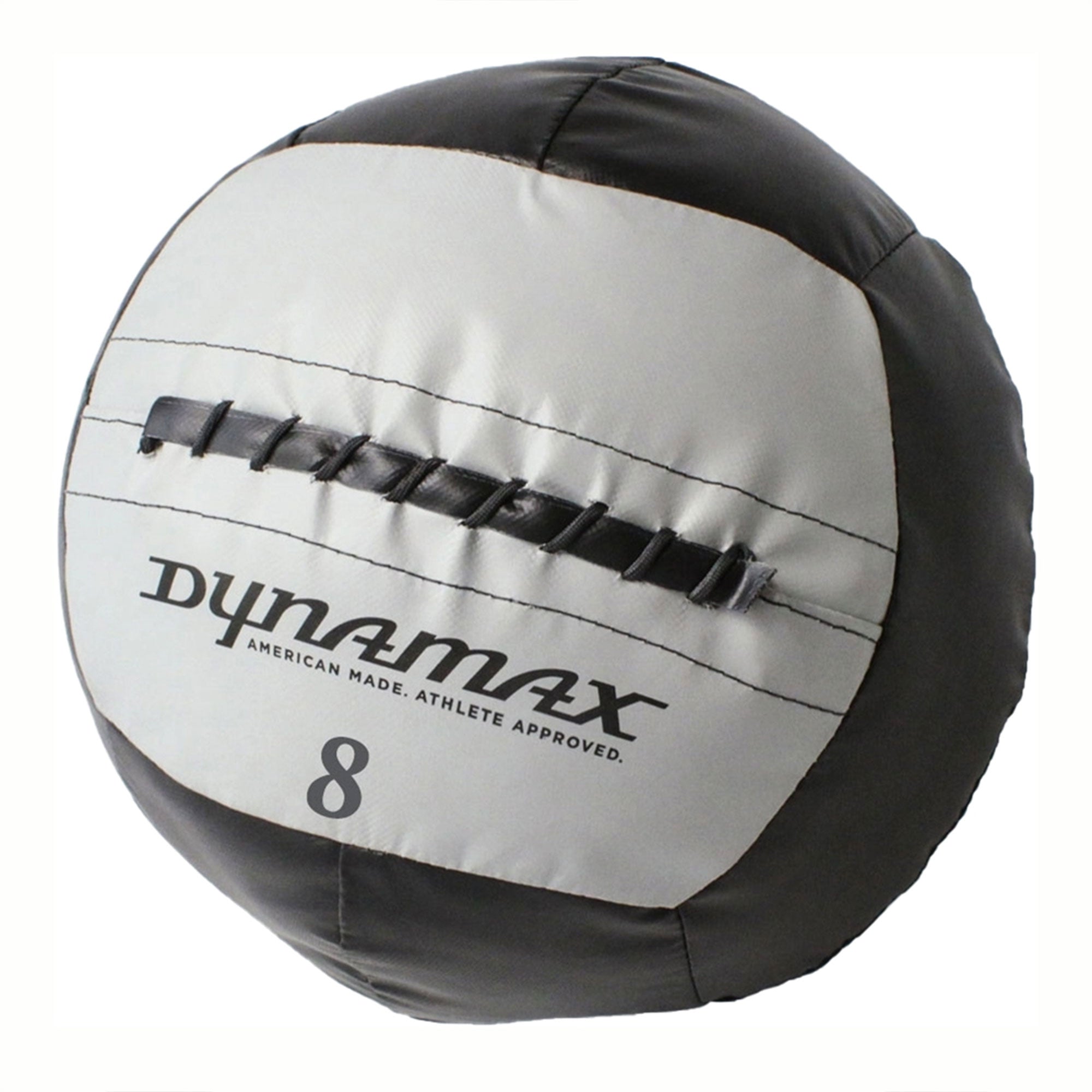 Dynamax Accelerator I 8 Pound 4 Inch Diameter Fitness Medicine Ball, Black/Gray