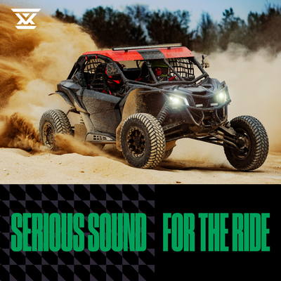 MTX Mud Series Bluetooth 4 Speaker Overhead UTV Audio Sound Bar System(Open Box)