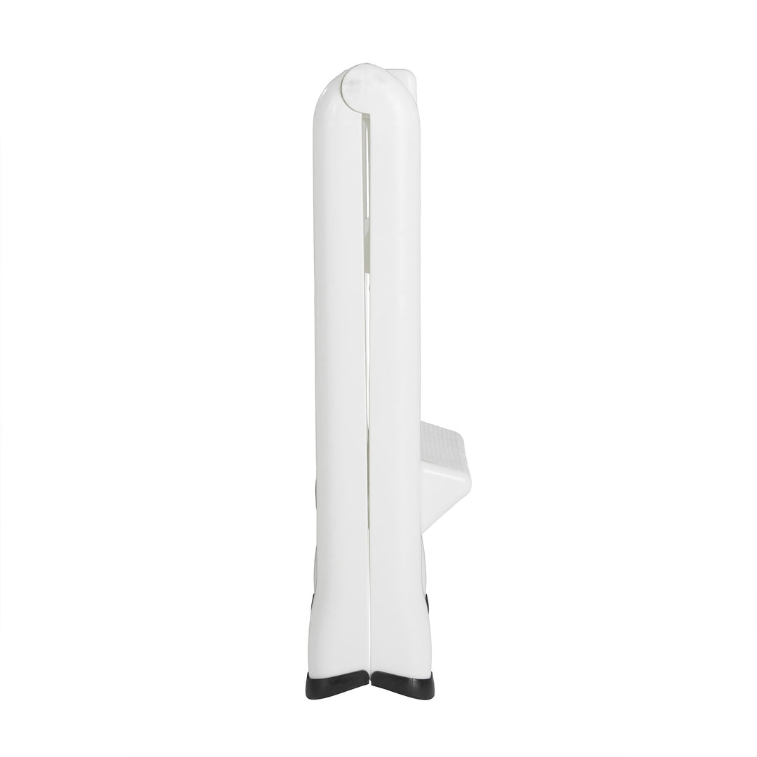 Rubbermaid EZ Step 2 Step Folding Step Stool with Foot Pads, White (Used) - VMInnovations