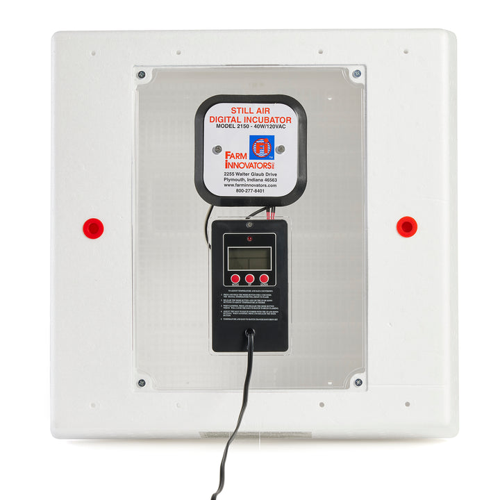 Farm Innovators 2150 LCD Display Still Air Incubator for 4 Dozen Eggs (Open Box) - VMInnovations