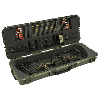 SKB Cases iSeries 4214 Hard Exterior Parallel Limb Bow Case, Green (Open Box) - VMInnovations