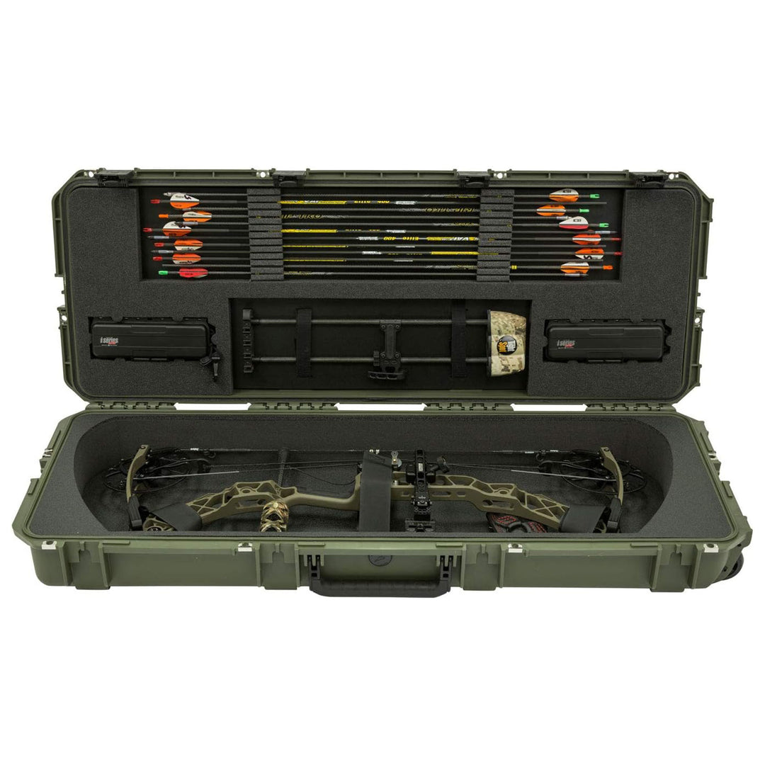 SKB Cases Hard Exterior Waterproof Parallel Limb Bow Case, Green (Used) - VMInnovations