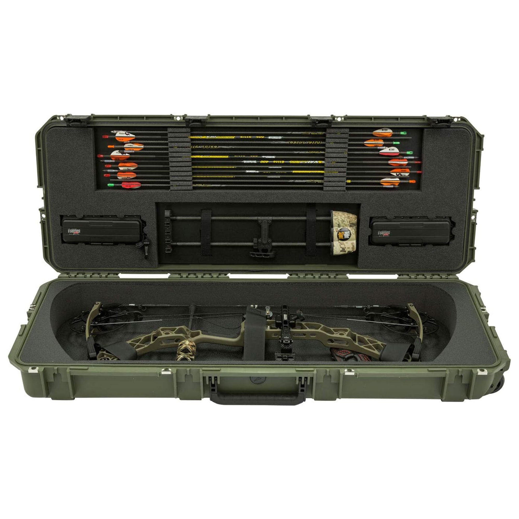 SKB Cases Hard Exterior Waterproof Parallel Limb Bow Case, Green (Used) - VMInnovations