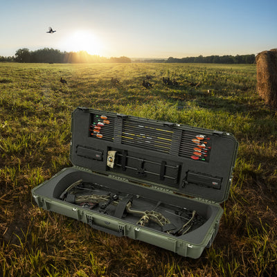 SKB Cases Hard Exterior Waterproof Parallel Limb Bow Case, Green (Used) - VMInnovations