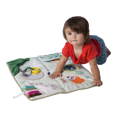 Manhattan Toy Company Camp Acorn Sensory Baby Toy Activity Play Mat w/ Mirror