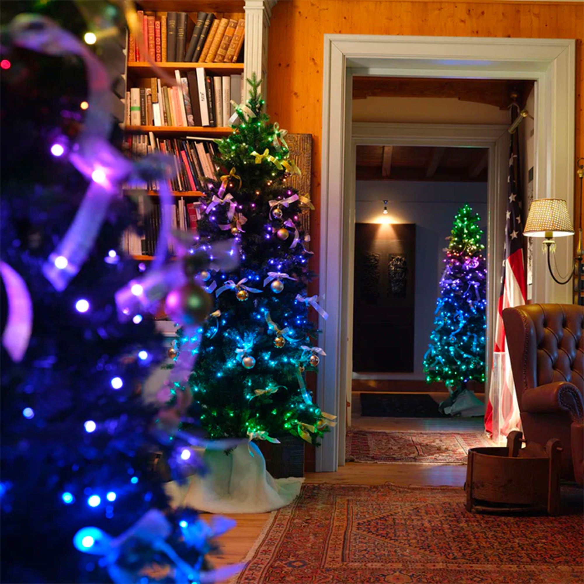 Twinkly String + Music 600 LED RGB Christmas Lights with Music Syncing Device
