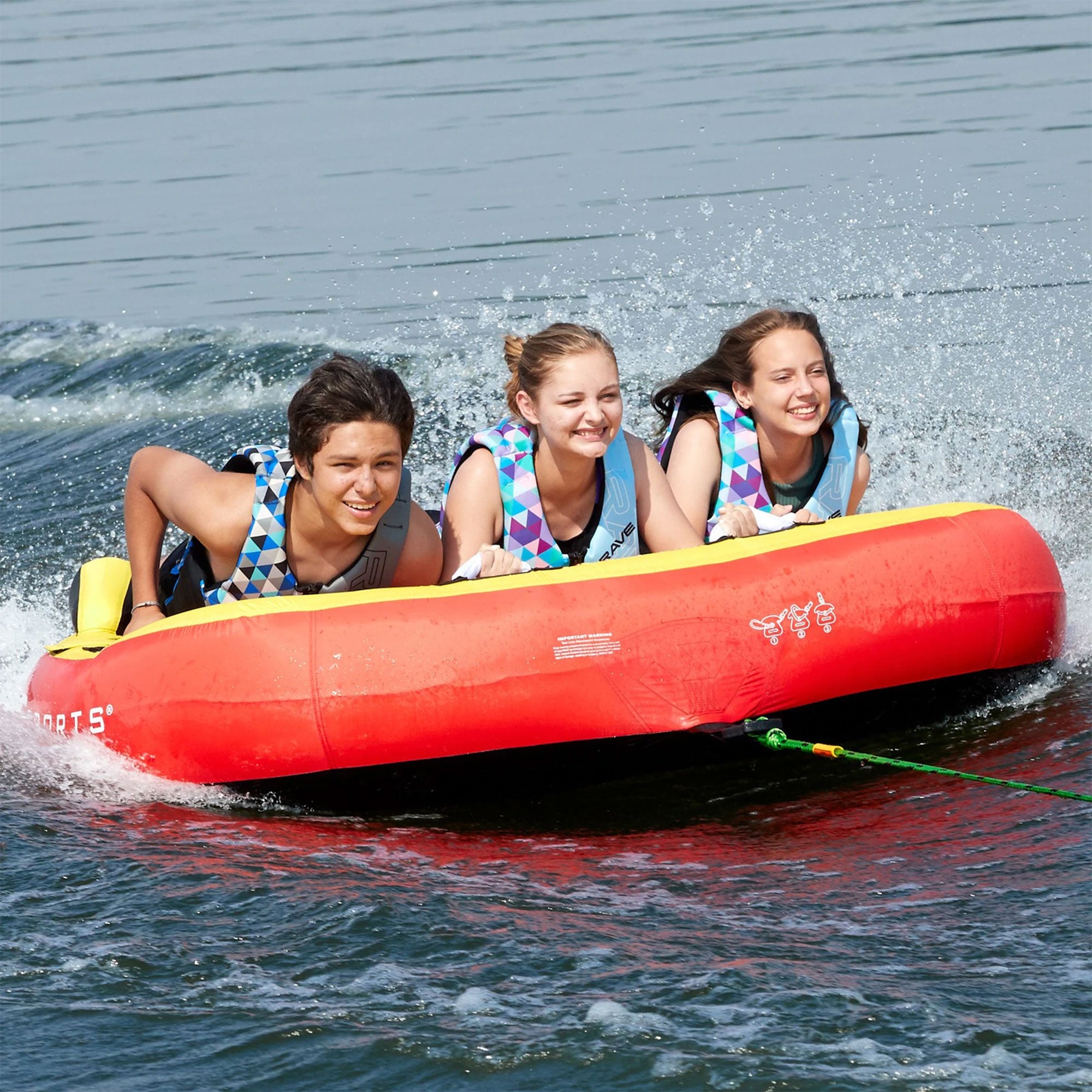 RAVE Sports Ripper 2 Rider Towable Boat Float + Diablo 3 Rider Towable Boat Raft - VMInnovations