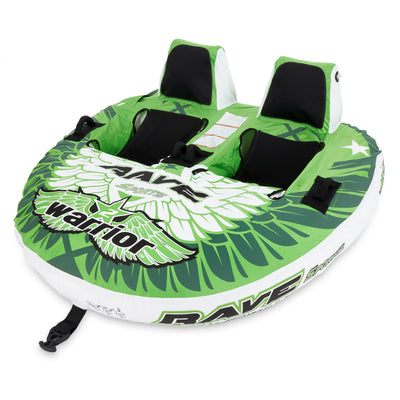 RAVE Sports Ripper 2 Rider Towable Float + Warrior II 2 Rider Towable Float