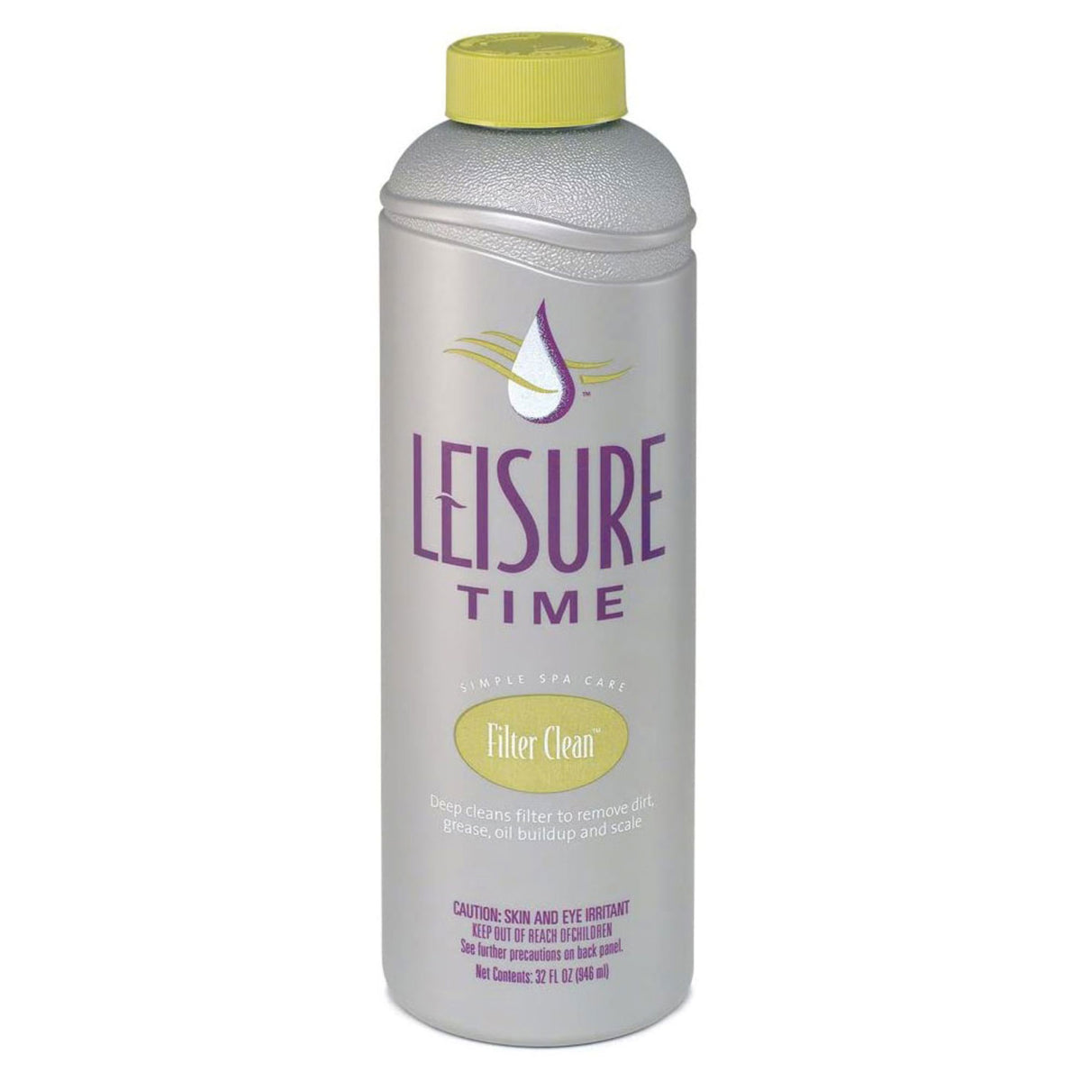 Leisure Time Spa O Filter Cleaner for Spas & Hot Tubs, 32 Fl Oz (Open Box)