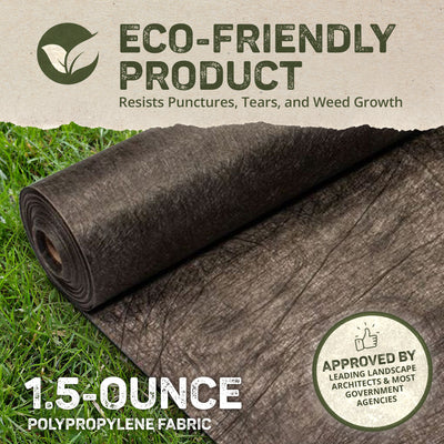 DeWitt 6 Year 4 x 200 Feet 1.5 Ounce Landscape Fabric Home and Pro Weed Barrier - VMInnovations