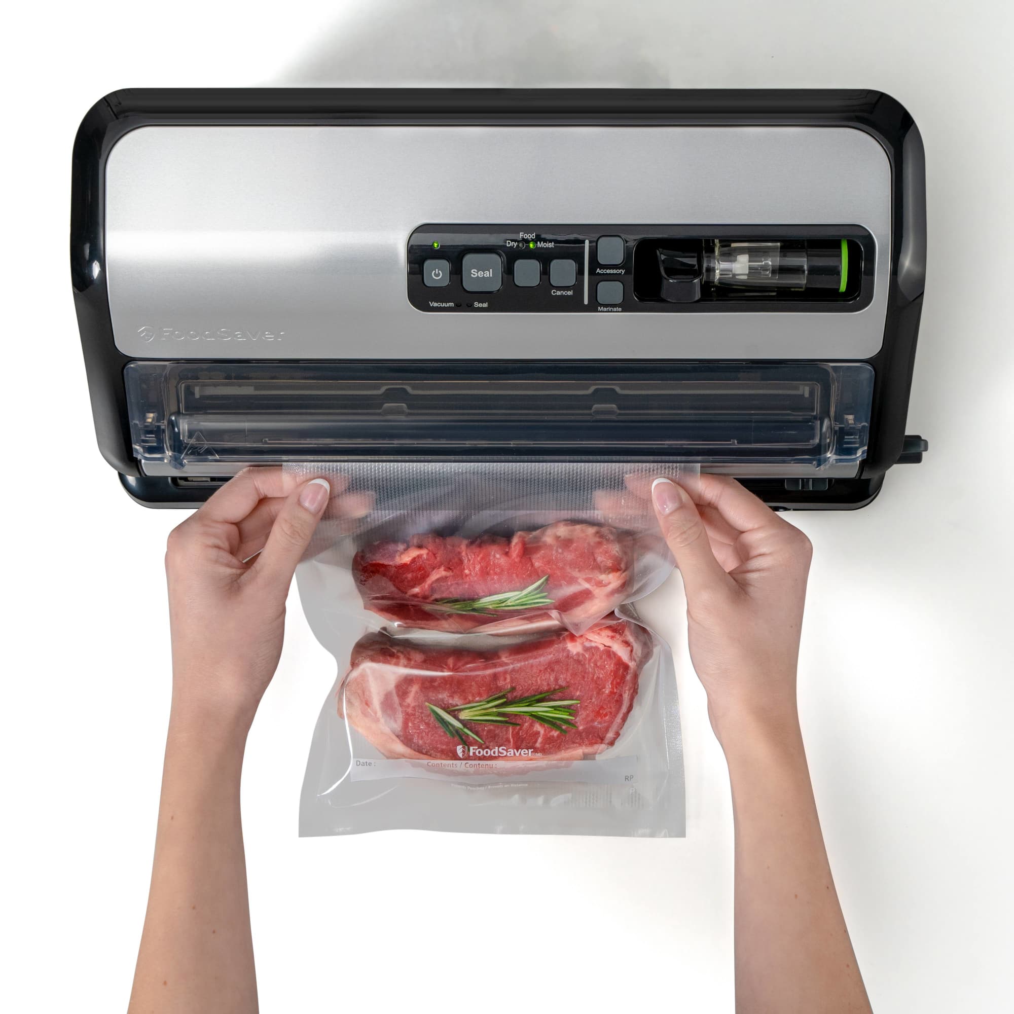 FoodSaver 2-in-1 Automatic Vacuum Sealer Machine w Express Bag Maker (Open Box)