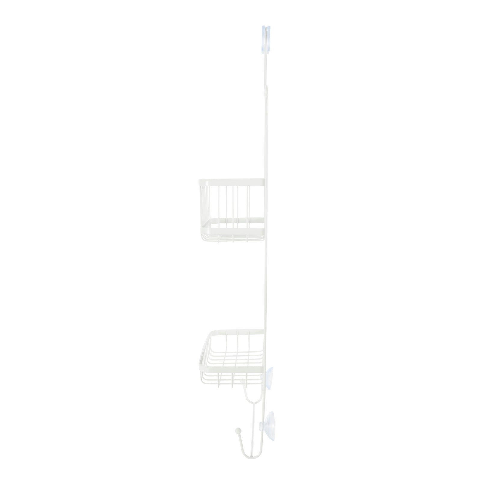 Better Living Products ASTRA 2 Tier Steel Shower Organizer with Hooks (Used) - VMInnovations