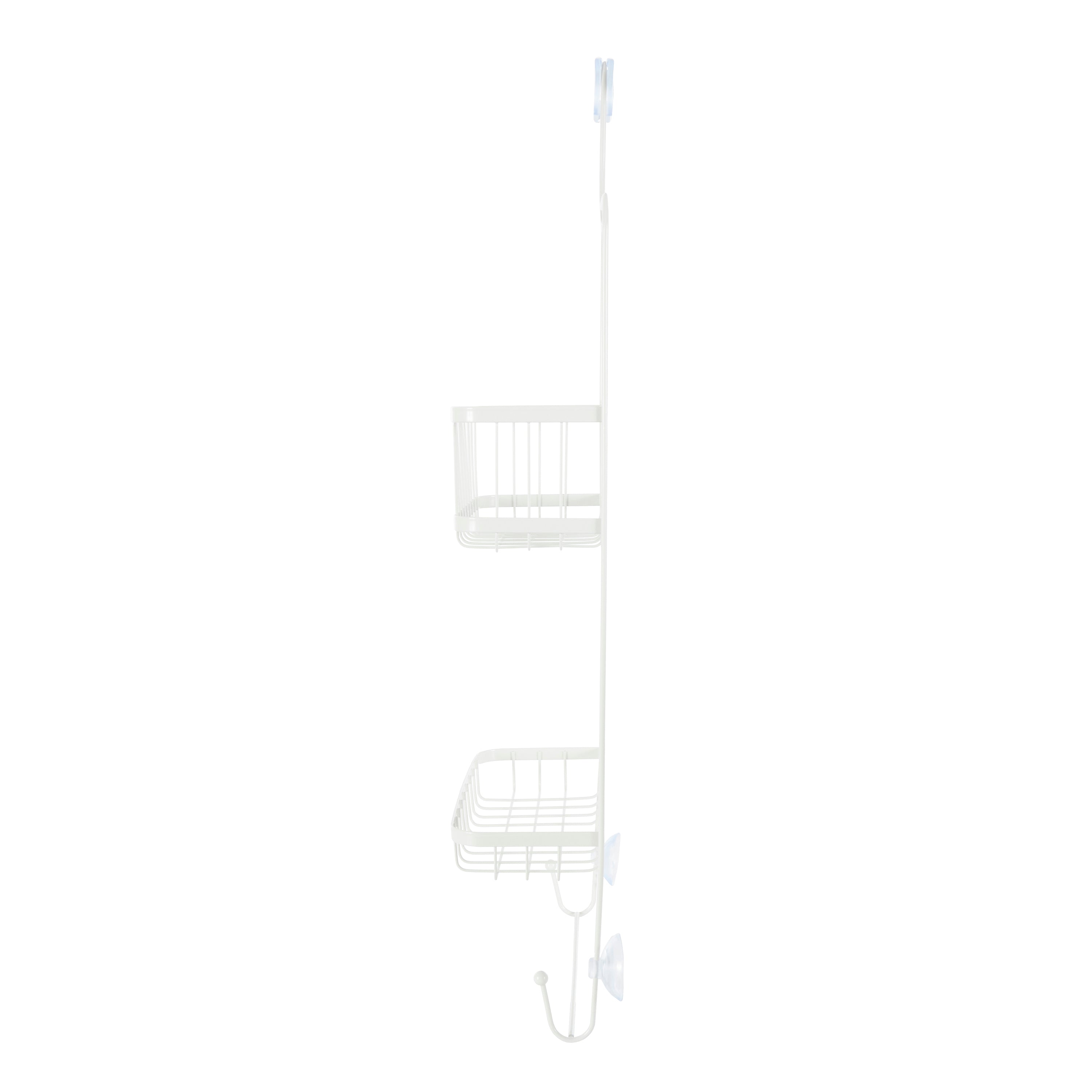 Better Living Products ASTRA 2 Tier Steel Shower Organizer with Hooks (Used) - VMInnovations