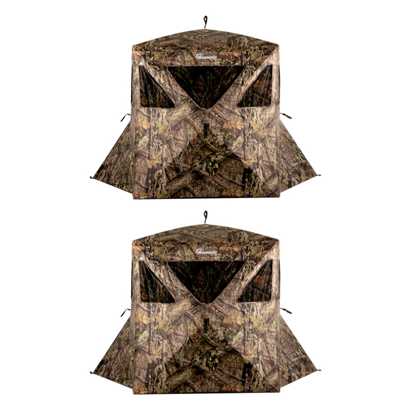 Ameristep Care Taker Kick Out Outdoor 2 Person Duck Deer Hunting Blind (2 Pack)