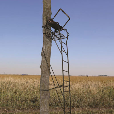 Big Game Hunter HD 1.5 Deer Hunting 18.5 Foot 1 Person Ladder Tree Stand, 2 Pack