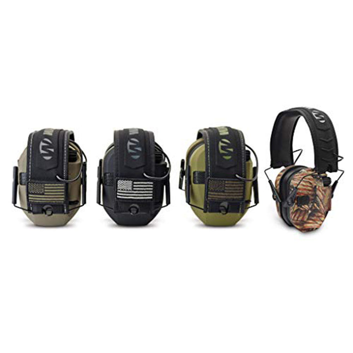 Walker's Razor Slim Shooter Electronic Hearing Protection Earmuff, (4 Pack)