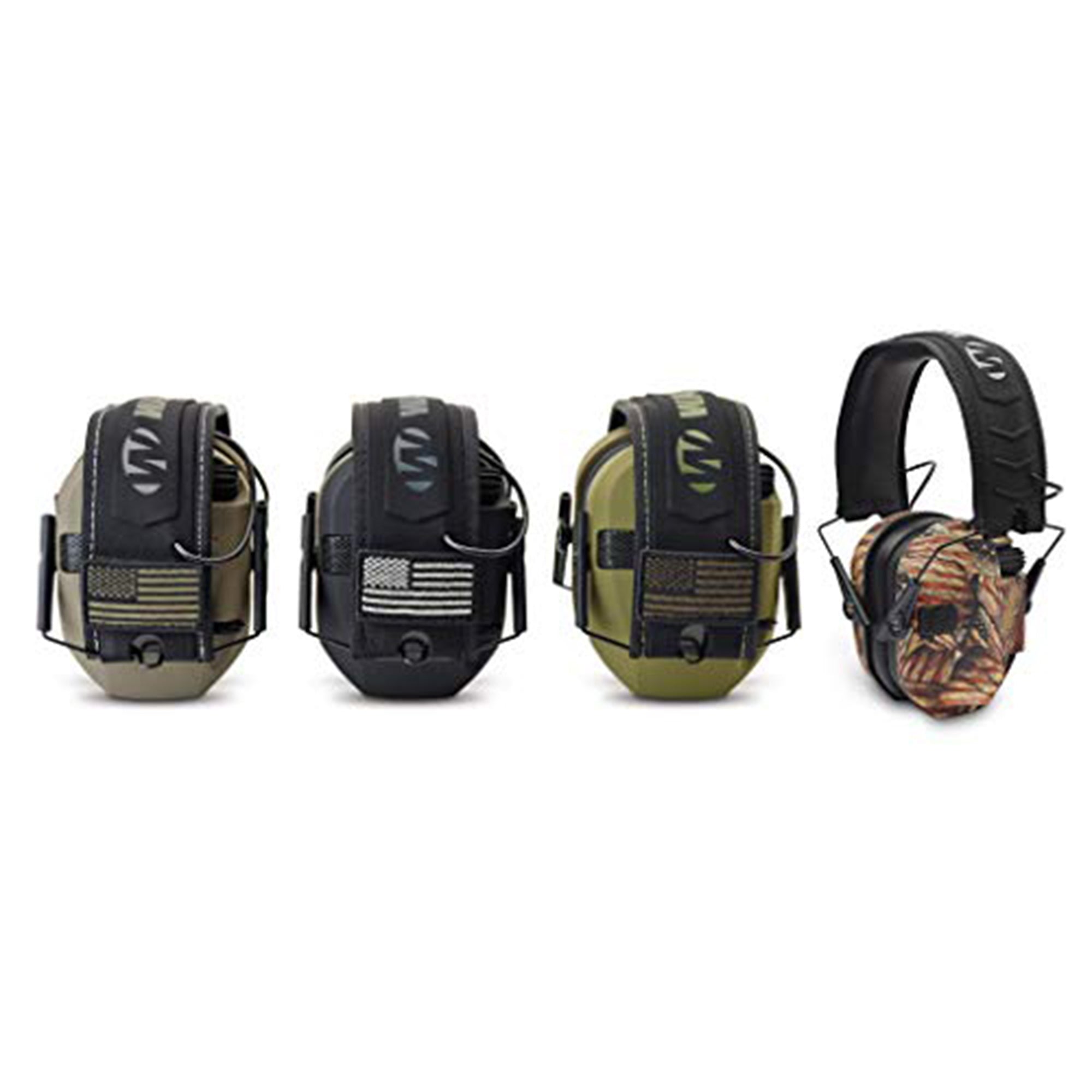 Walker's Razor Slim Shooter Electronic Hearing Protection Earmuff, (4 Pack) - VMInnovations