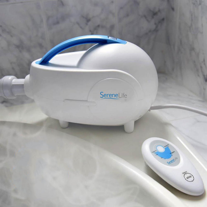 SereneLife PHSPAMT22 Bubble Bath Mat Body Spa Pad Massager Floor Mat (4 Pack)