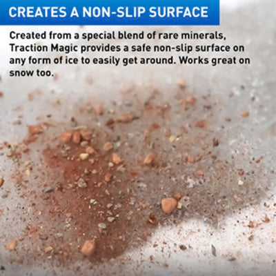 Traction Magic Quick Application All Natural Ice & Snow Melter, 45 Lbs (4 Pack)