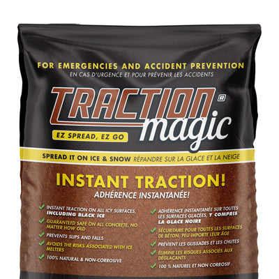 Traction Magic Quick Application All Natural Ice & Snow Melter, 45 Lbs (4 Pack)