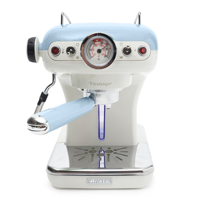 Ariete Vintage 850W 0.9L Countertop Espresso Coffee Machine, Blue (For Parts) - VMInnovations