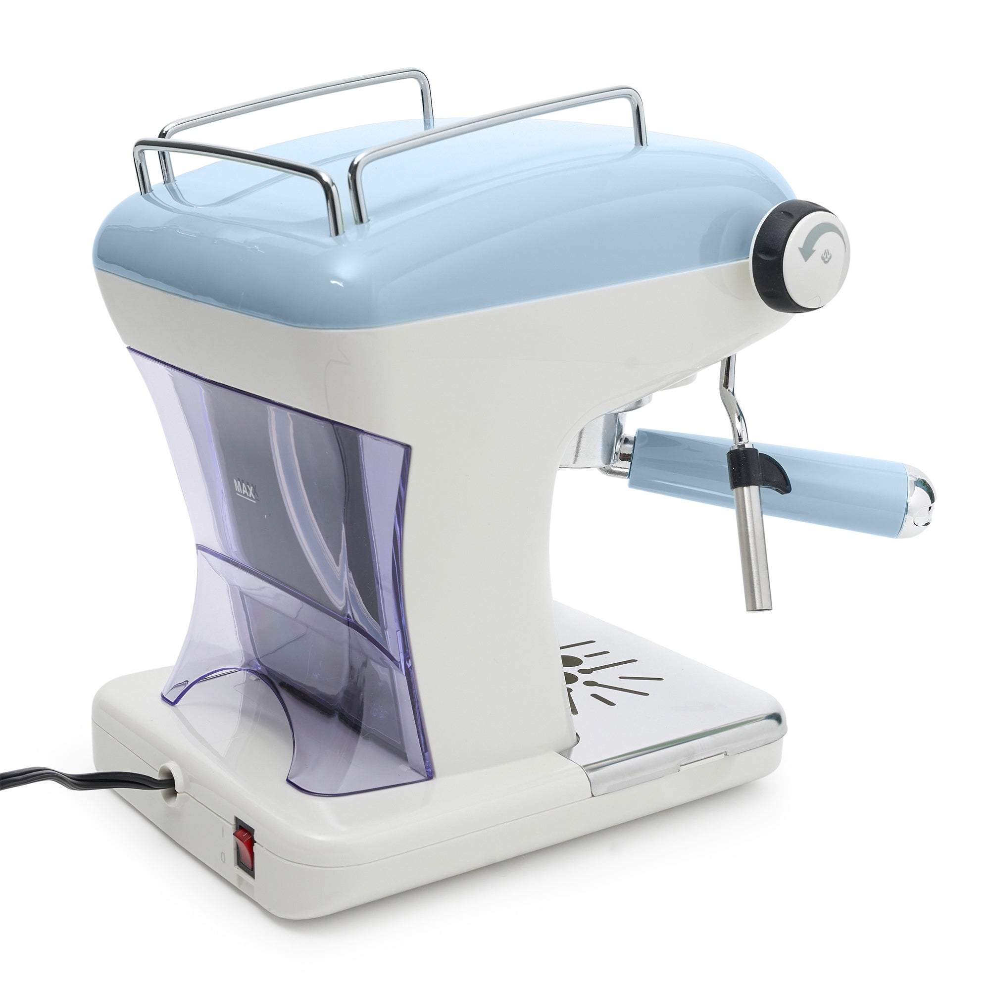 Ariete Vintage 850W 0.9L Countertop Espresso Coffee Machine, Blue (For Parts) - VMInnovations