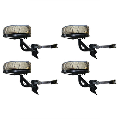 Hawk HWK-3001 Any Angle Weatherproof Memory Foam Hunting Tree Seat (4 Pack)