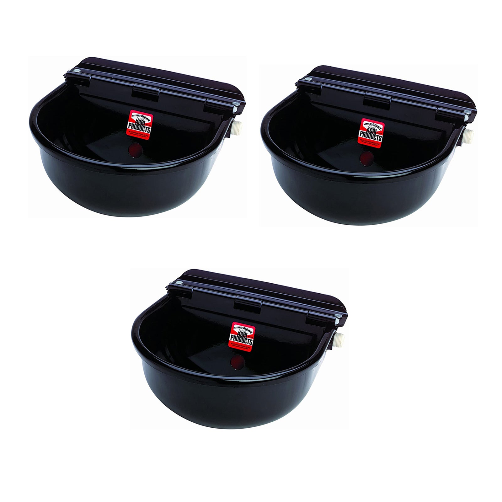 Little Giant Epoxy-Coated Steel All Purpose Automatic Stock Waterer (3 Pack) - VMInnovations