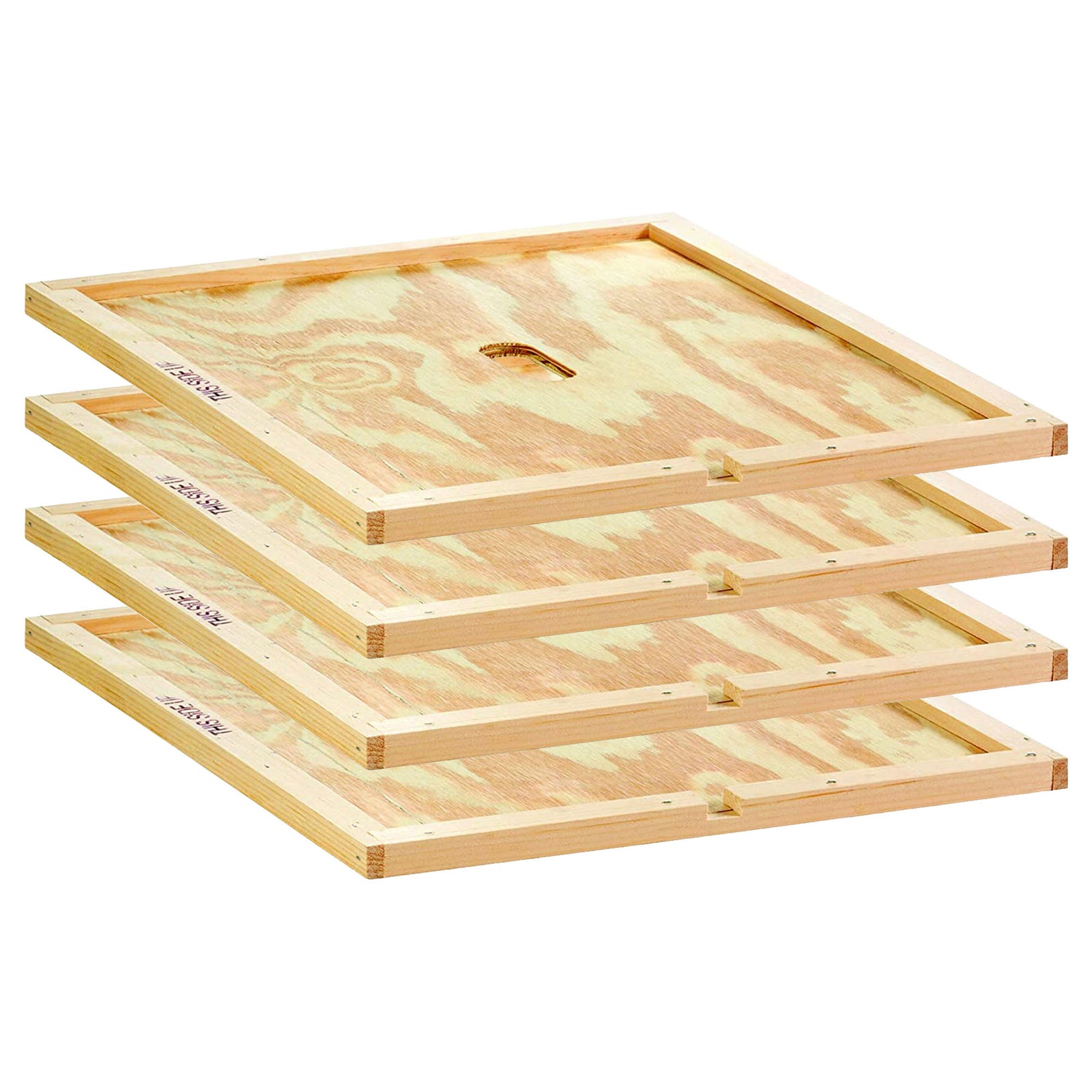 Allied Precision 3/8-Inch Plywood Beehive Insulation Inner Cover (4 Pack) - VMInnovations