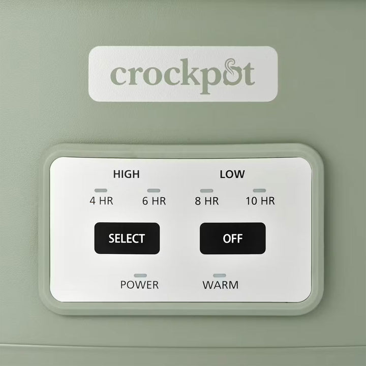 Crock Pot 6 Qt Cook and Carry Programmable Slow Cooker with Locking Lid, Green