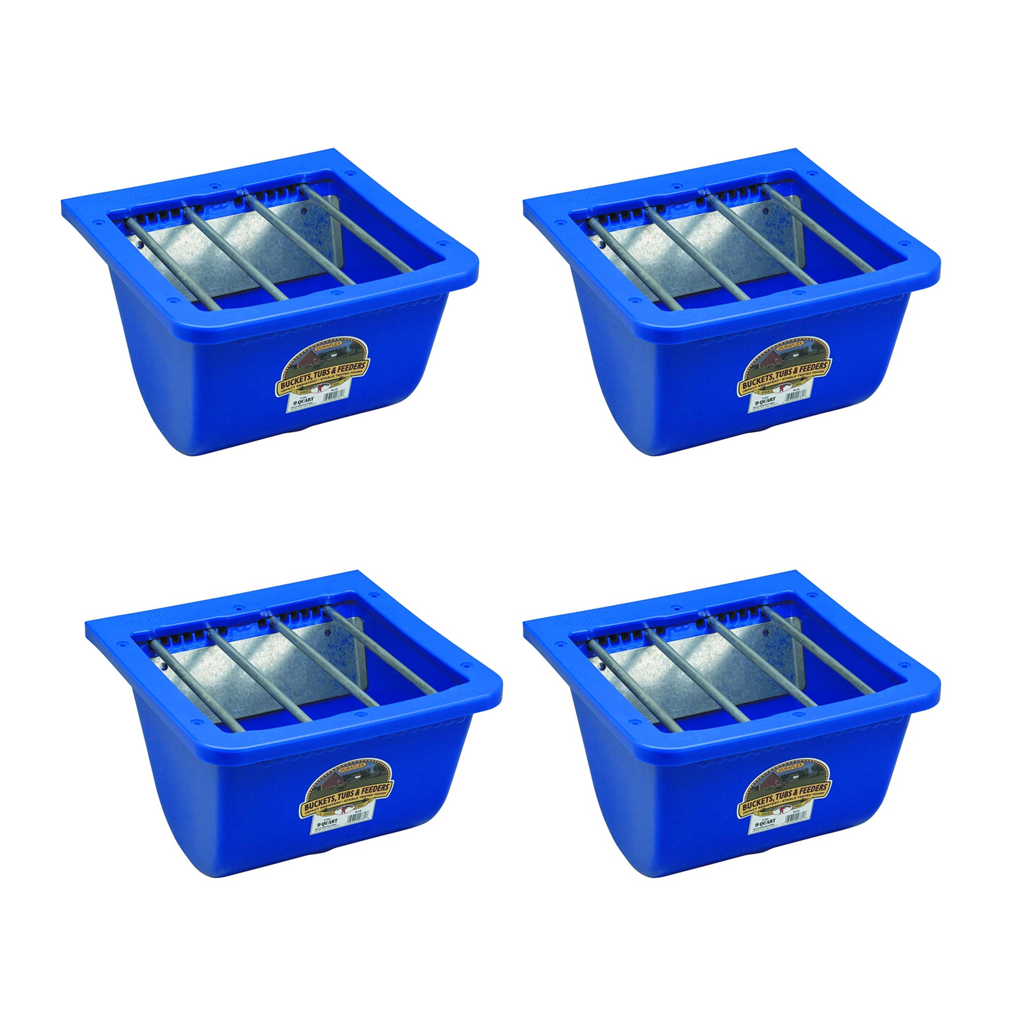 Little Giant Portable Foal & Small Animal Feeder & Wire Grill Attachment(4 Pack)