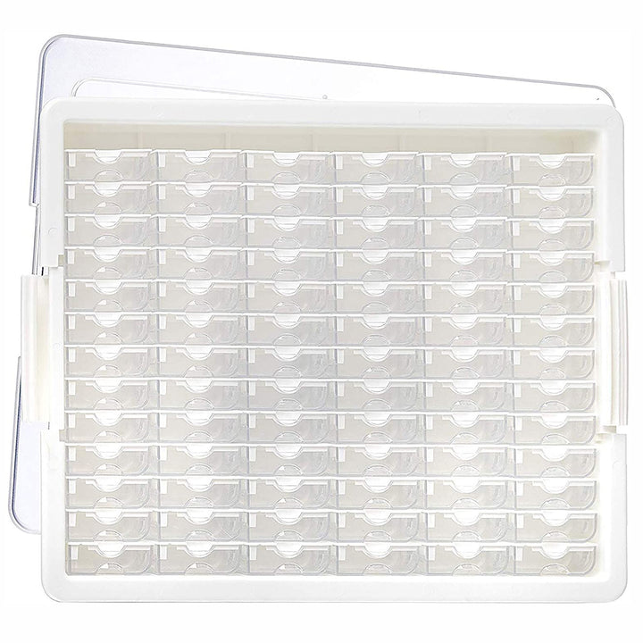 Elizabeth Ward Bead Storage Solutions 78 Pc  Organizer Tray with Lid (Open Box) - VMInnovations