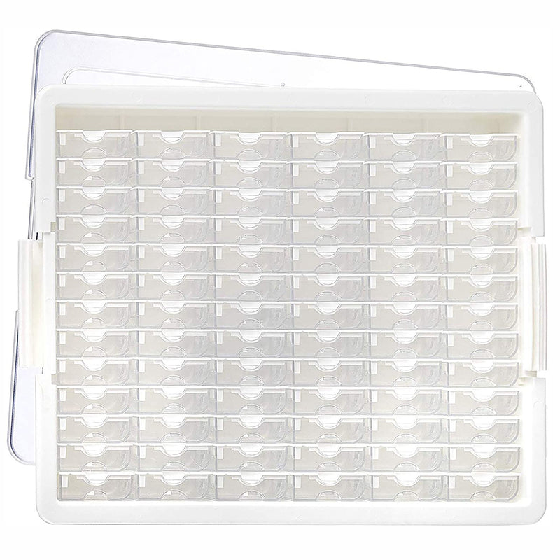 Elizabeth Ward Bead Storage Solutions 78 Pc  Organizer Tray with Lid (Open Box)