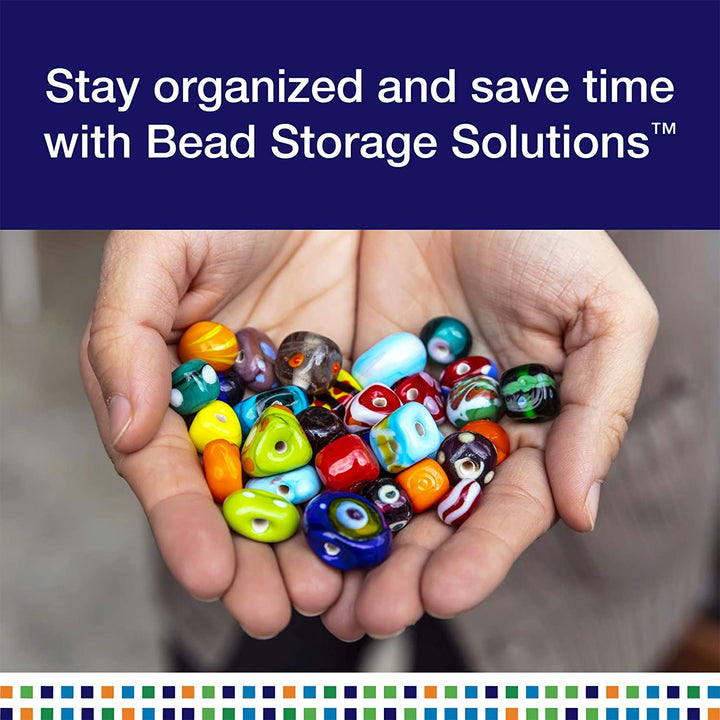 Bead Storage Solutions 45pcs Craft Organizer & 82pcs Tiny Supplies Organizer - VMInnovations