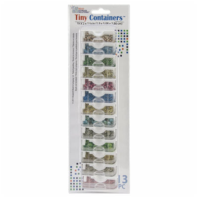 Elizabeth Ward Bead Storage Solutions 13 Piece Craft Supplies Containers, Tiny - VMInnovations