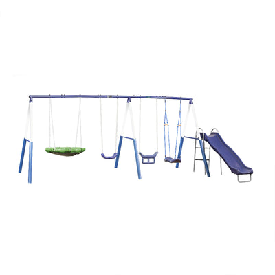 XDP Recreation Surf N Swing Backyard Playground Swing Set Playset (Open Box) - VMInnovations