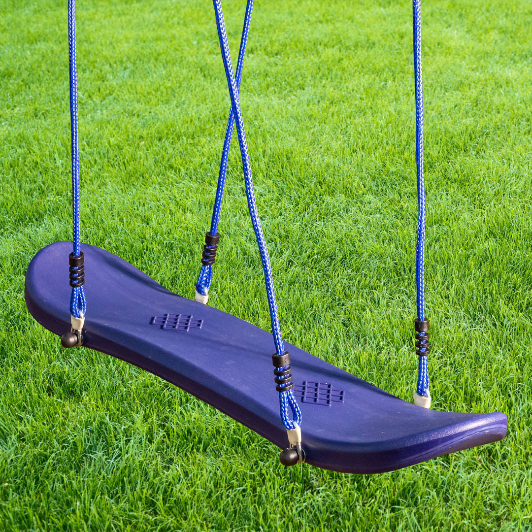 XDP Recreation Surf N Swing 5 Station Outdoor Swing and Play Set with Slide